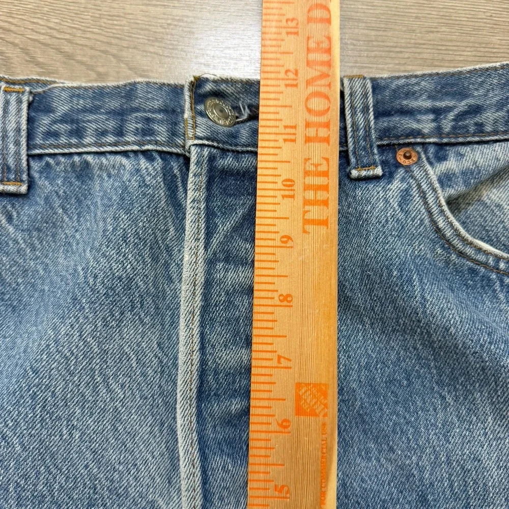 Vintage 1983 Levi's 501 Jeans Mens 35x32 Faded Blue USA Button Fly Denim